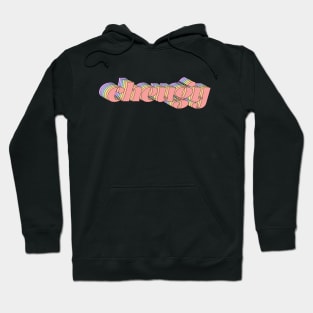 Slang meme: cheugy (pastel rainbow repeated letters) Hoodie